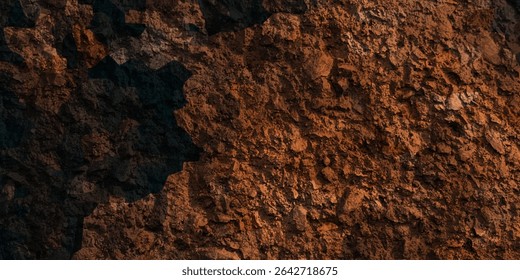 Orange and dark blue marble textured background
