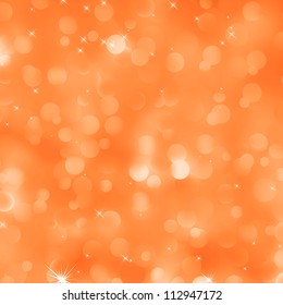 Orange defocused lights background. EPS 8 vector file included