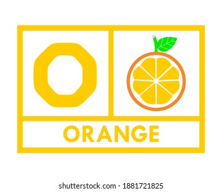 Orange design logo template illustration