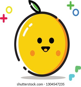an orange design that is very cute and suitable for branding logos from foods or drinks that come from oranges.