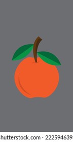 orange design with vectir formate