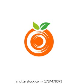 Orange design Vector icon illustration design