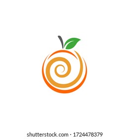 Orange design Vector icon illustration design