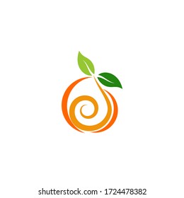 Orange design Vector icon illustration design
