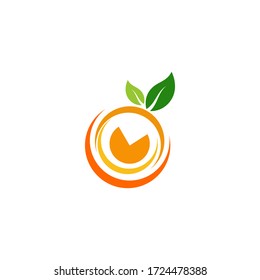 Diseño de naranja Diseño de icono Vector