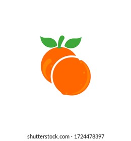 Entwurf eines Orange-Vector-Symboldesigns
