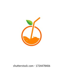 Entwurf eines Orange-Vector-Symboldesigns