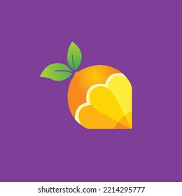 Orange design Vector icon illustration design