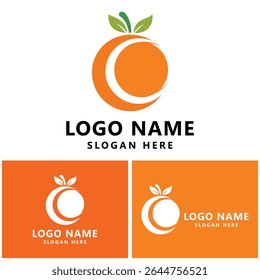 Design laranja ícone de vetor projeto de ilustração