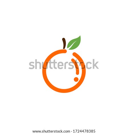 Orange design Vector icon illustration design