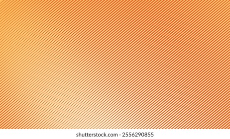 Orange diagonal line stripes abstract background pattern for backdrop or presentation
