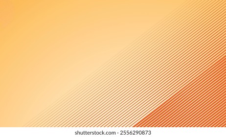 Orange diagonal line stripes abstract background pattern for backdrop or presentation