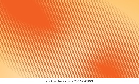 Orange diagonal line stripes abstract background pattern for backdrop or presentation