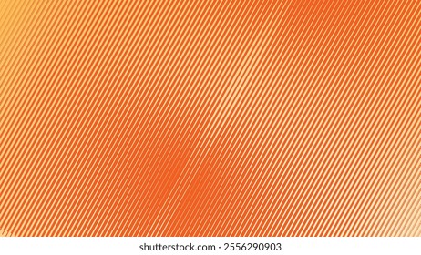 Orange diagonal line stripes abstract background pattern for backdrop or presentation