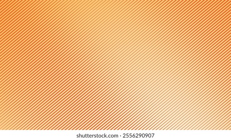 Orange diagonal line stripes abstract background pattern for backdrop or presentation