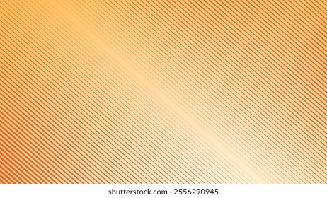 Orange diagonal line stripes abstract background pattern for backdrop or presentation