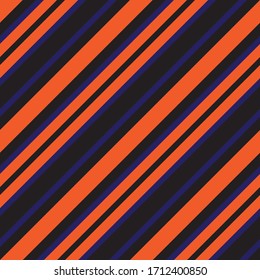 Orange diagonal striped seamless pattern background suitable for fashion textiles, graphics