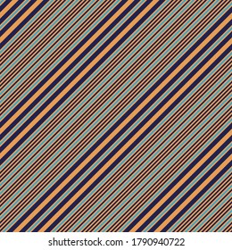 Orange diagonal striped seamless pattern background suitable for fashion textiles, graphics