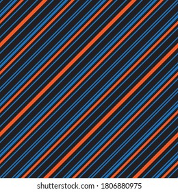 Orange diagonal striped seamless pattern background suitable for fashion textiles, graphics