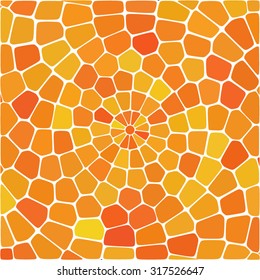 orange different color in mesh