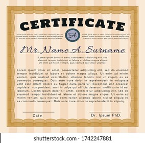 Orange Diploma.  Gutes Design.  Druckfreundlich.  Im Detail. 