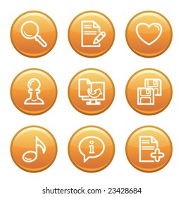 Orange disk set 10