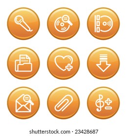 Orange disk set 11
