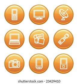 Orange disk set 16