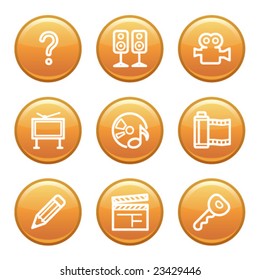 Orange disk set 28