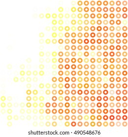 Orange Donuts Background, Creative Design Templates