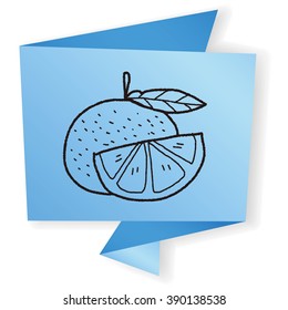 orange doodle