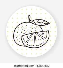 orange doodle