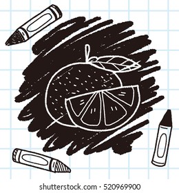 orange doodle