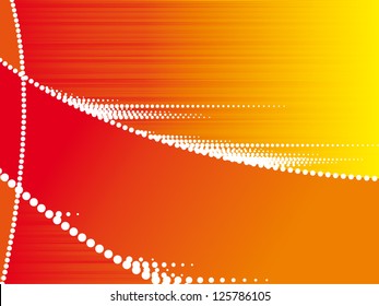 orange dot background