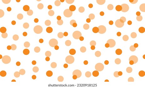 Orange dots on white background