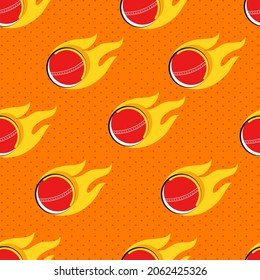 Orange Dotted Pattern Background With Firing Balls.