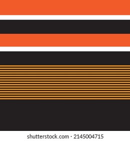 Orange Double striped seamless pattern design for fashion textiles and graphics