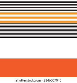 Orange Double striped seamless pattern design for fashion textiles and graphics
