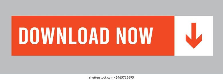 orange download button vector illustration