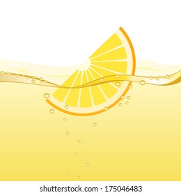 Orange drink (vector version; available as raster too)