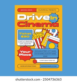 Orange Drive En El Flyer Del Cine
