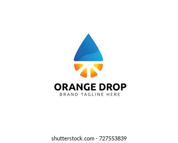 Orange Drop Logo Design