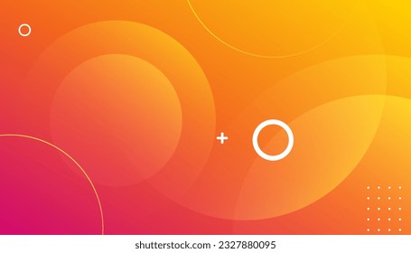 Orange elements with fluid gradient. Dynamic shapes composition. Fit for presentation design. website, basis for banners, wallpapers, brochure, poster