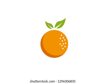 orange face fruit and Pulp logo