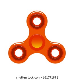 Orange Fidget Spinner