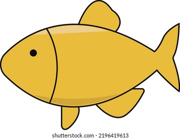 Orange Fish Cartton, Outline, Fish Illustration, Underwater Nature,life
Wild Animal,cute Fish,childrens Book, Education, Animals 