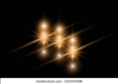 
orange flare on a black background