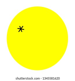 orange flat illustration on white