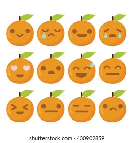 Orange Flat Vector