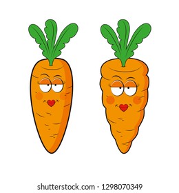 Orange flirting carrots